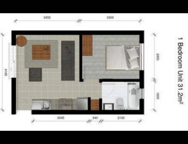 1 BEDROOM APARTMENT FOR SALE IN BISHOPSTOWE